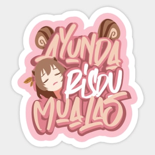 Ayunda Risu-mualas Sticker